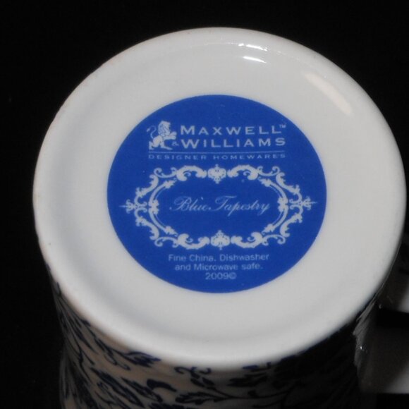 colorful coffee mug. Maxwell & Williams Blue Tapestry - Picture 6 of 6